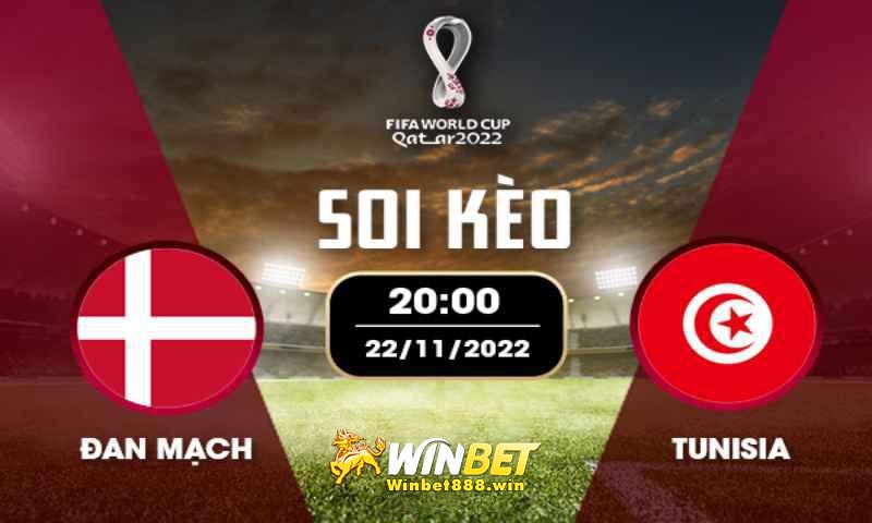 Soi kèo Đan Mạch vs Tunisia 20h 22/11/2022