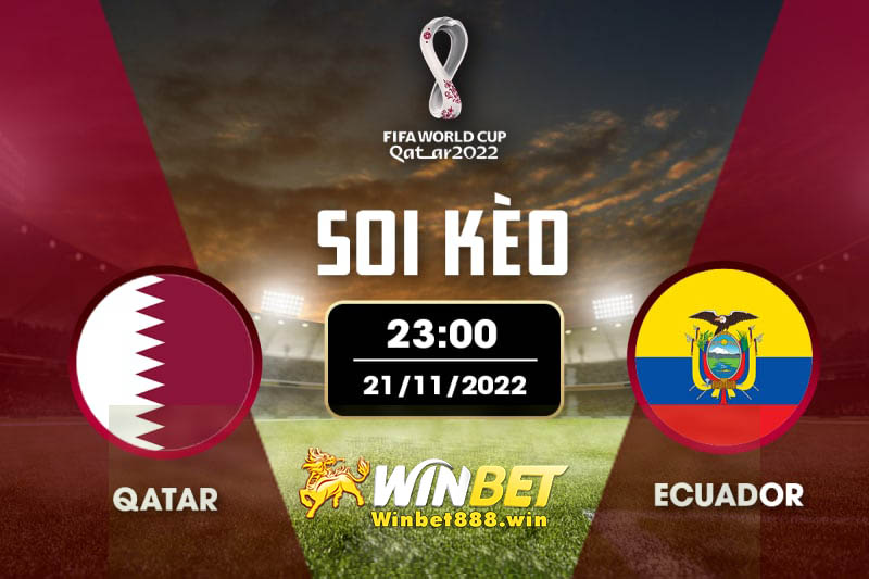 Soi kèo Qatar vs Ecuador 23h 22/11/2022