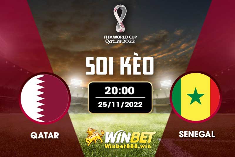 Soi kèo Qatar vs Senegal 20h 25/11/2022
