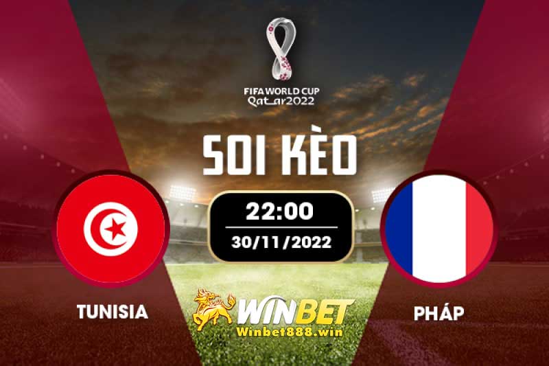 Soi kèo Tunisia vs Pháp 22h 30/11/2022