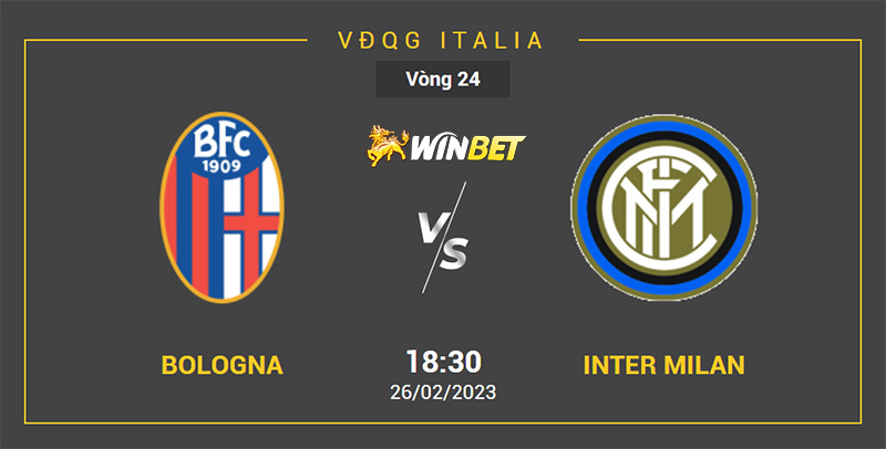 Phong độ Bologna vs Inter Milan